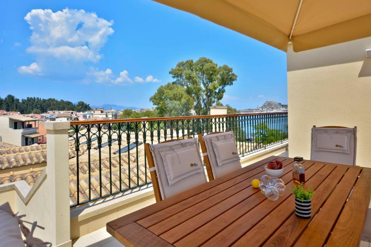 Luxury Bay View Apartment Corfu  Exterior foto