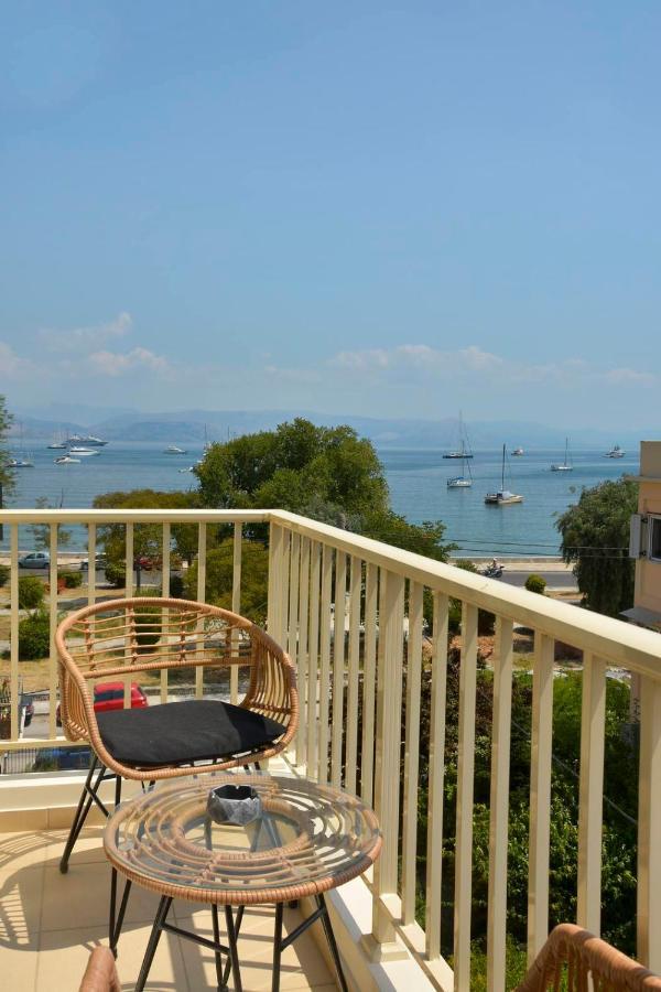 Luxury Bay View Apartment Corfu  Exterior foto