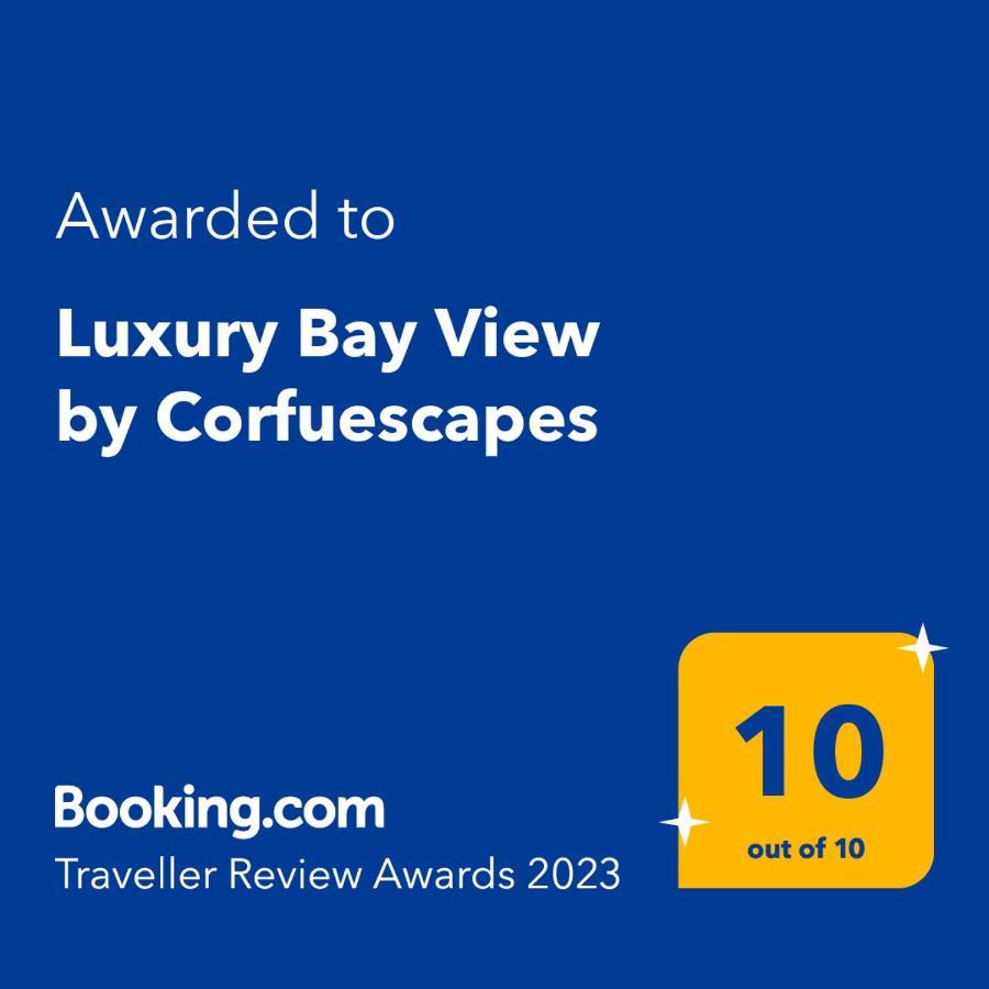 Luxury Bay View Apartment Corfu  Exterior foto